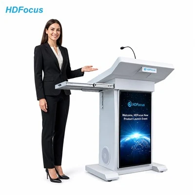 Ketinggian Bermotor-Podium Digital Boleh Laras